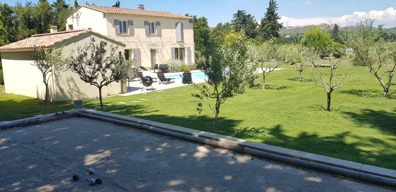 Villa 4 chambres Spa Sauna Piscine chaufée boulodrome LA BASTIDE DE LUSON Maussane-les-Alpilles Extérieur photo