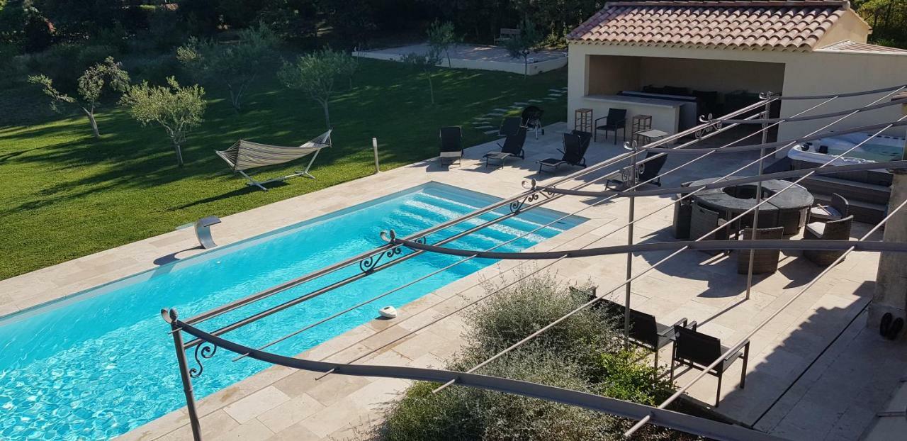 Villa 4 chambres Spa Sauna Piscine chaufée boulodrome LA BASTIDE DE LUSON Maussane-les-Alpilles Extérieur photo