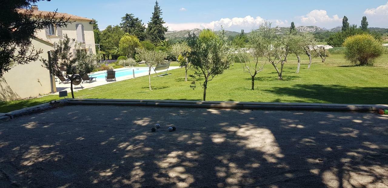 Villa 4 chambres Spa Sauna Piscine chaufée boulodrome LA BASTIDE DE LUSON Maussane-les-Alpilles Extérieur photo